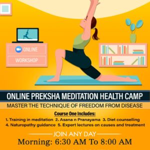 Online Preksha Meditation Health Camp (Daily)